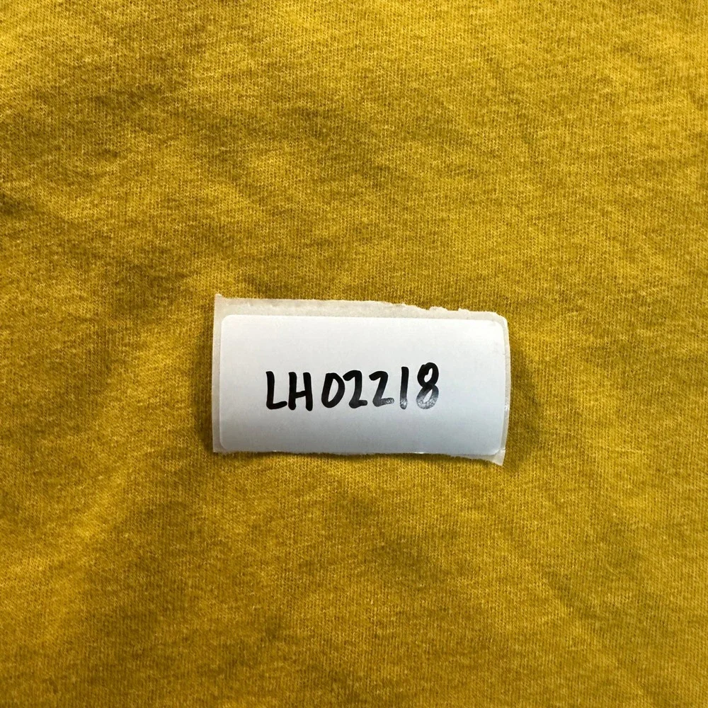 Bella Canvas Houston Texas Graphic Tee Shirt M Mustard Yellow Leopard Rodeo Crew